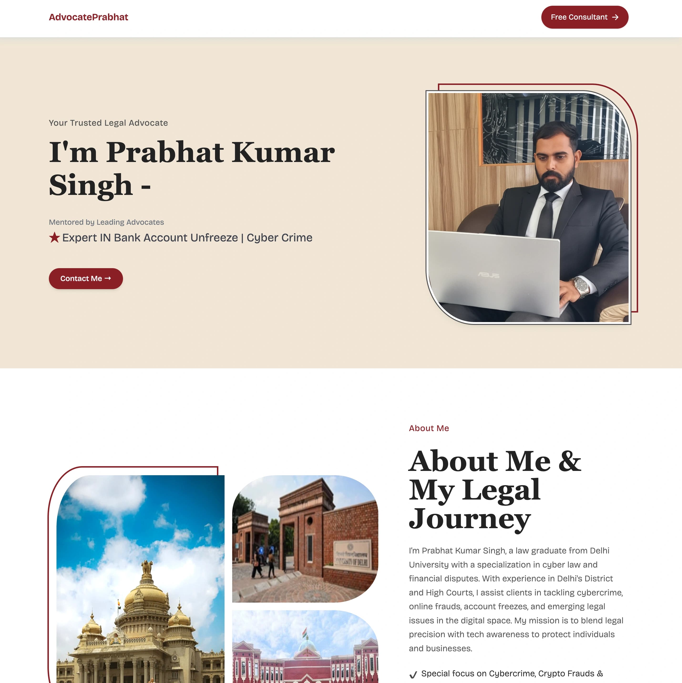 advocate prabhat ui